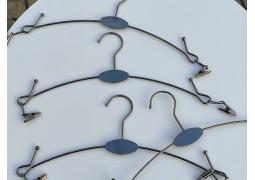 Плечики-вішалка для білизни (чорний хром с прищіпками)